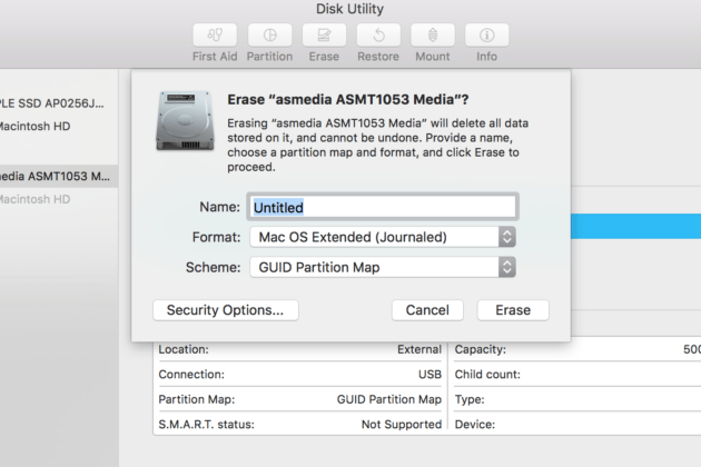 reformat western digital hard drive for mac